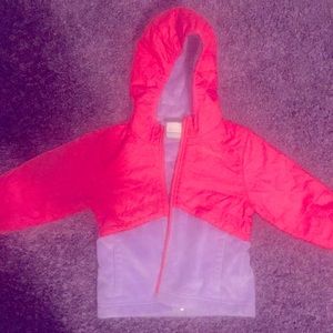 columbia  purple/pink jacket size 3